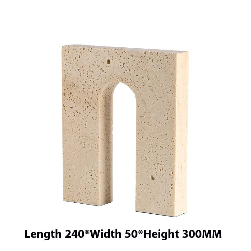 Travertine Arch Marble Sculpture