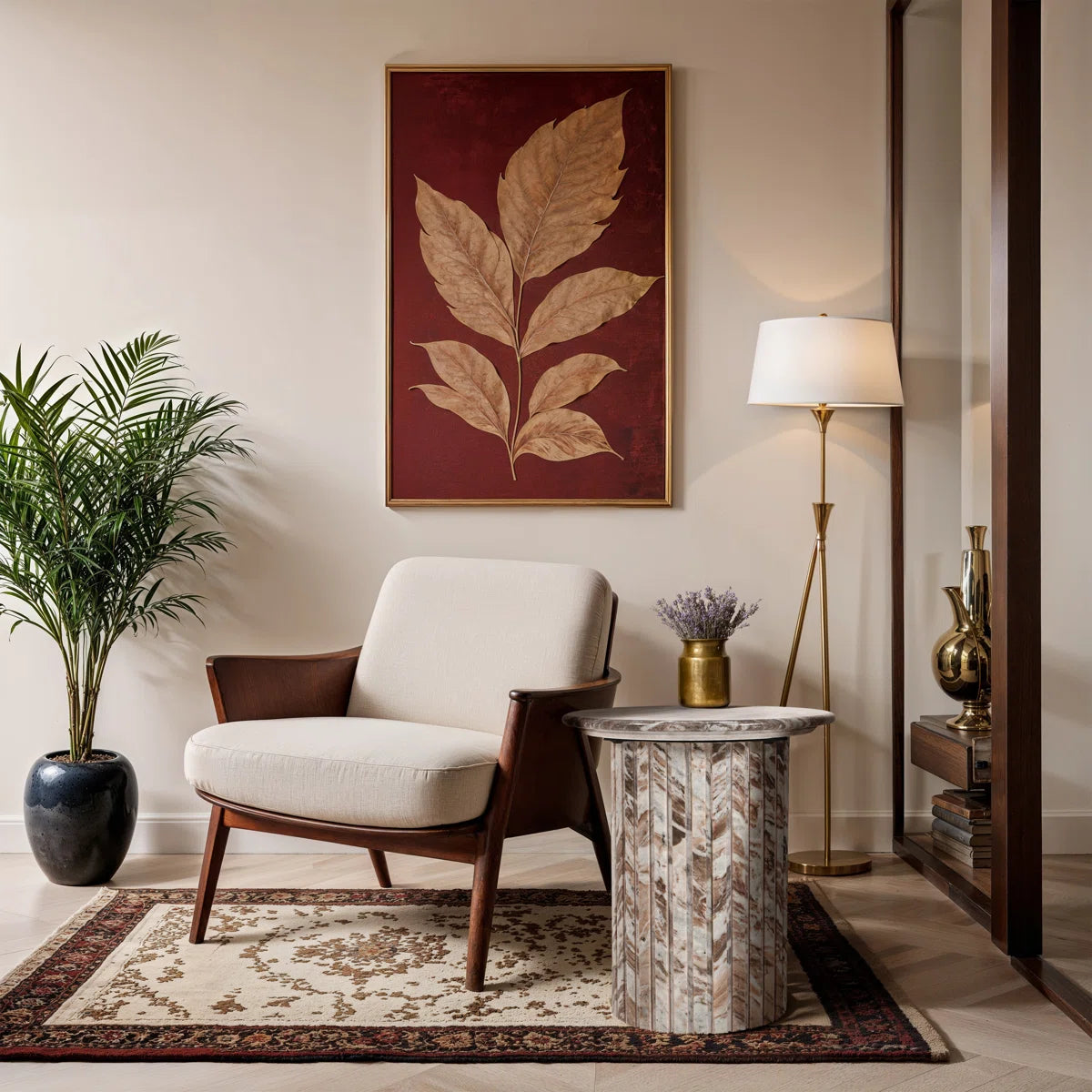Stefani Marble End Table