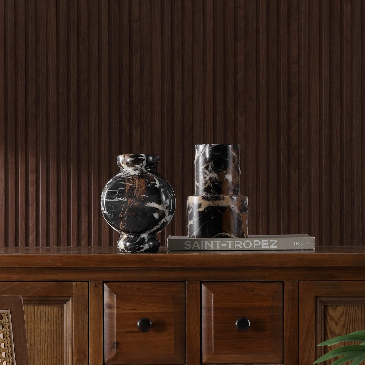 Klive Marble Vase | Set of 2