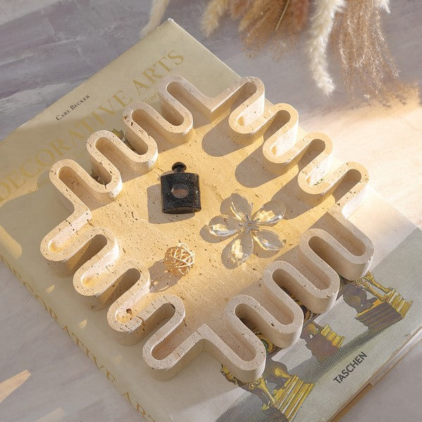 Agatha Travertine Tray
