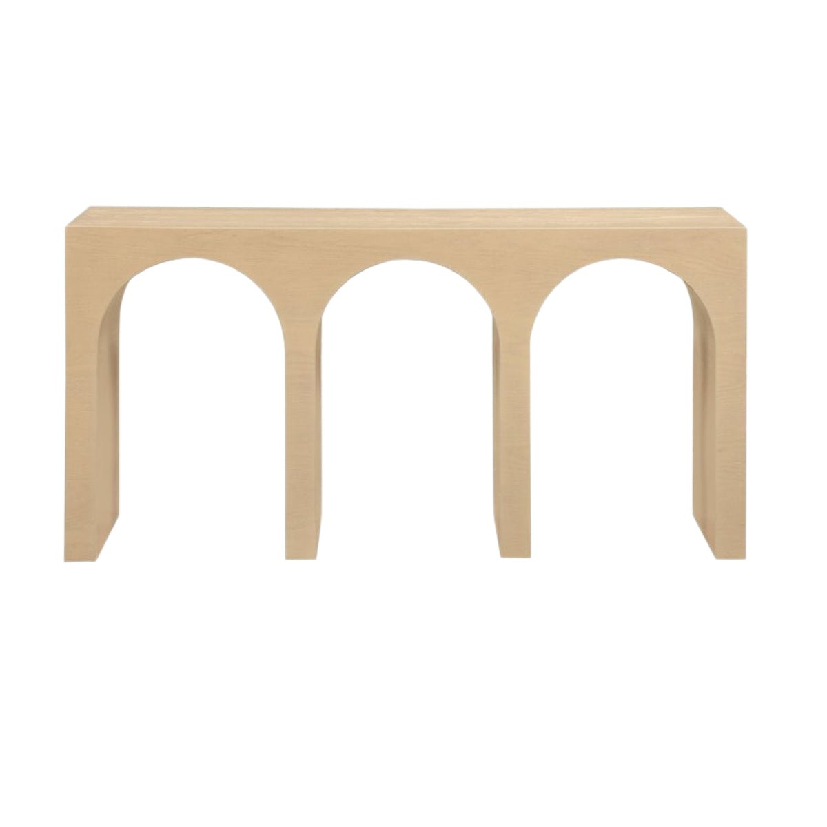 Rafael Oak Wood Console Table