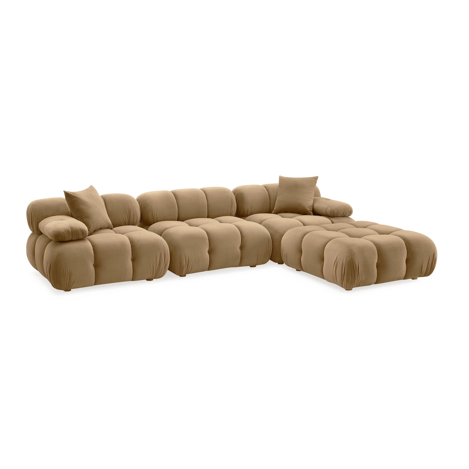 Meera Performance Velvet Modular Sofa