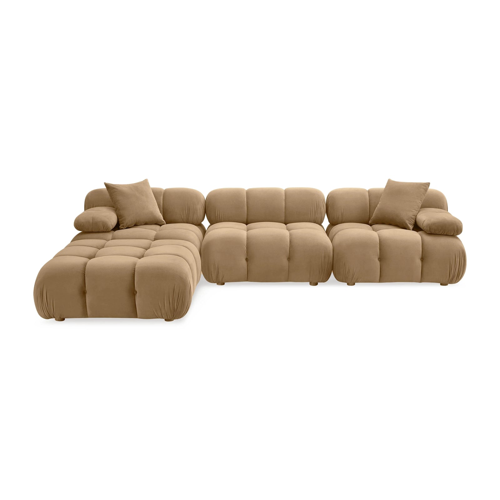 Meera Performance Velvet Modular Sofa