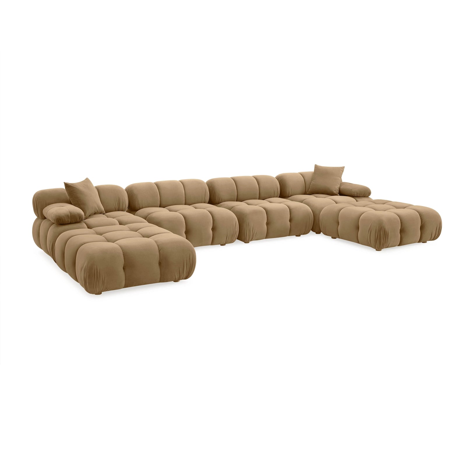 Meera Performance Velvet Modular Sofa