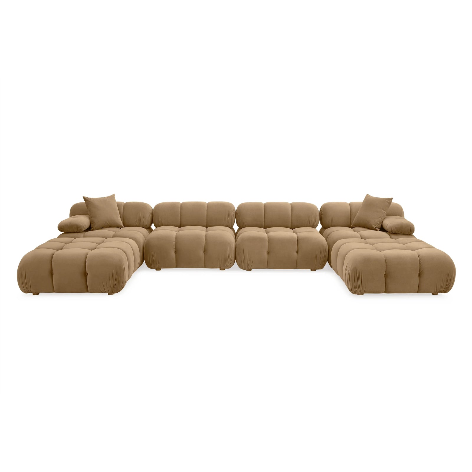 Meera Performance Velvet Modular Sofa