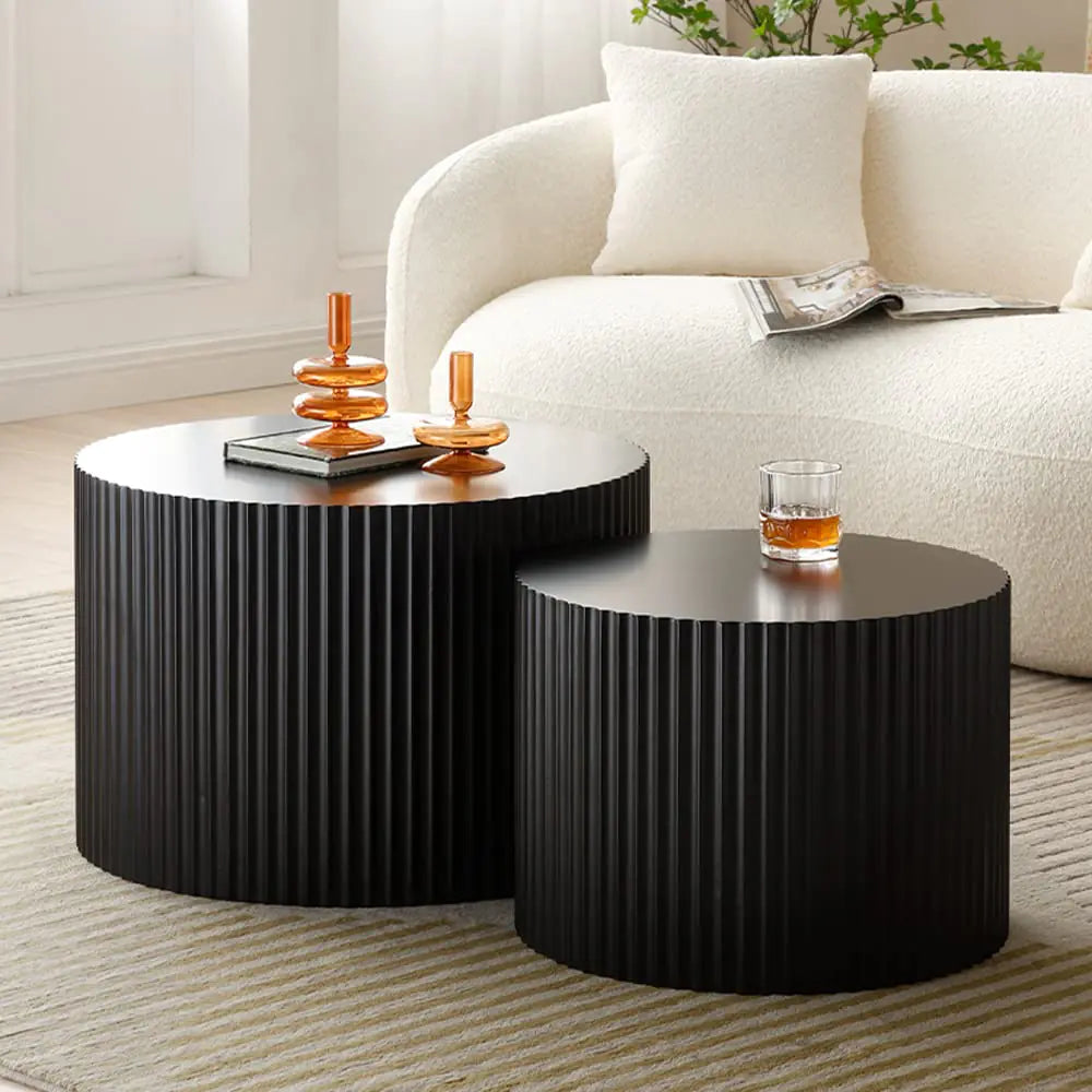 Williams 2-piece fluted coffee table
