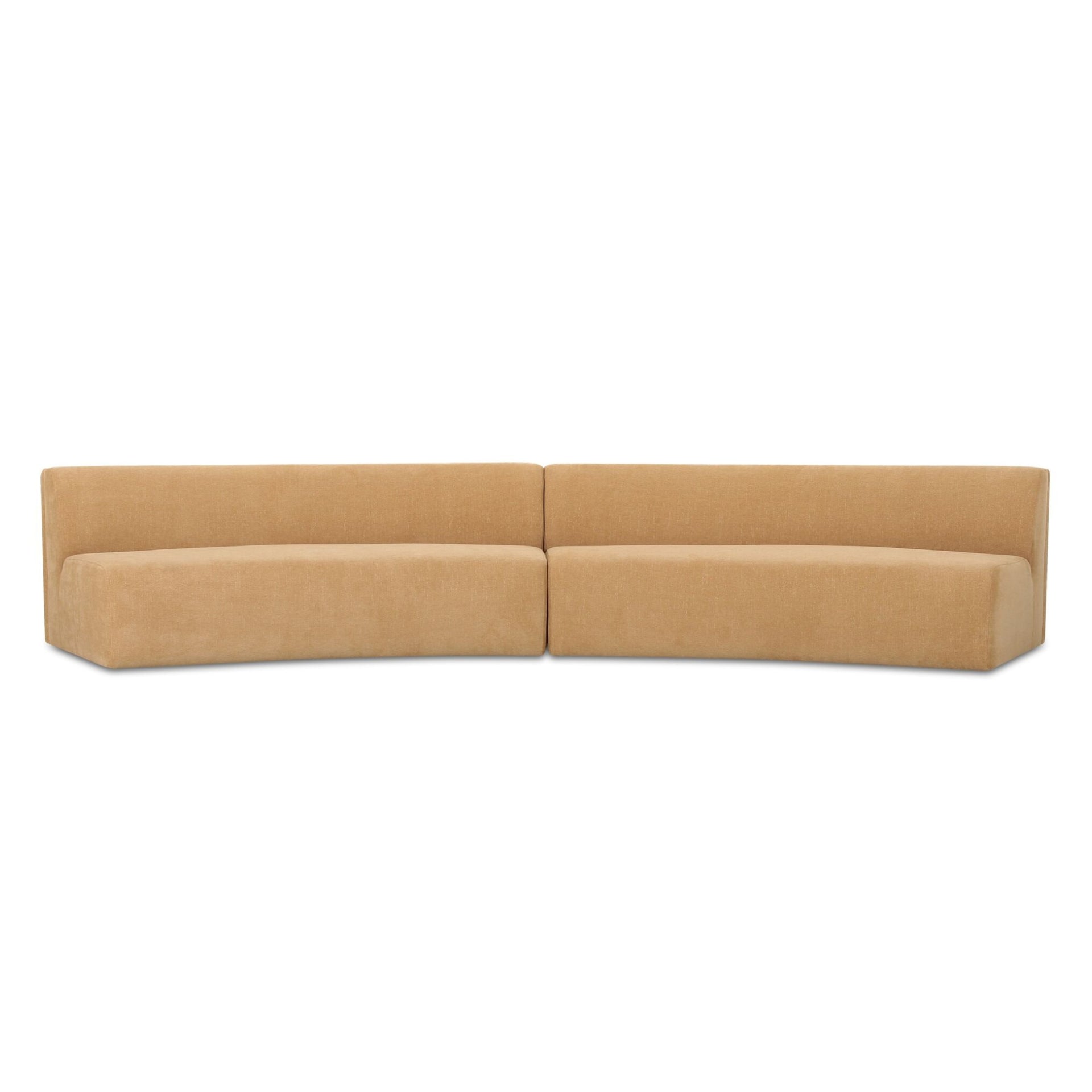Lucus 2-Piece Modular Concave Sofa