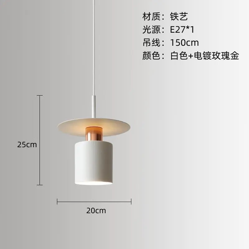 Modern Simple Bedroom Hanging Lamp - Nordic Design 2023