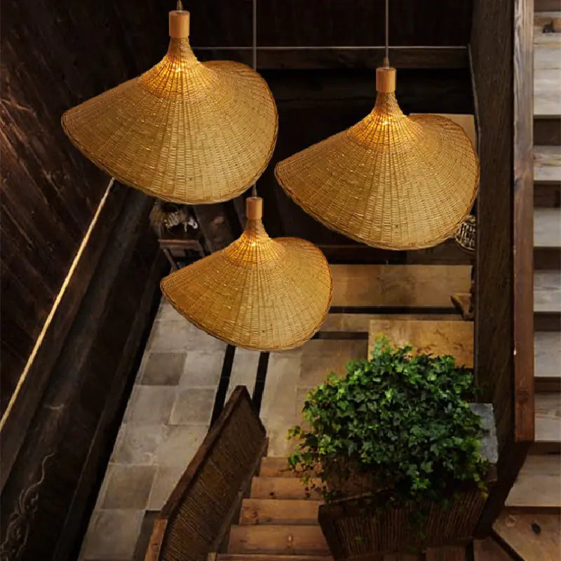 Harper Bamboo Pendant Light