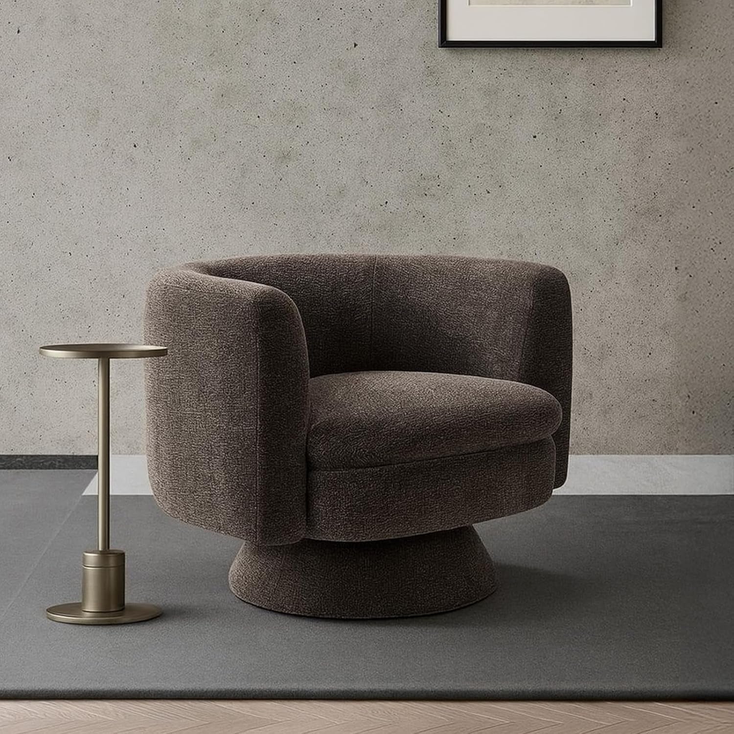 Braxton Swivel Chair, Espresso