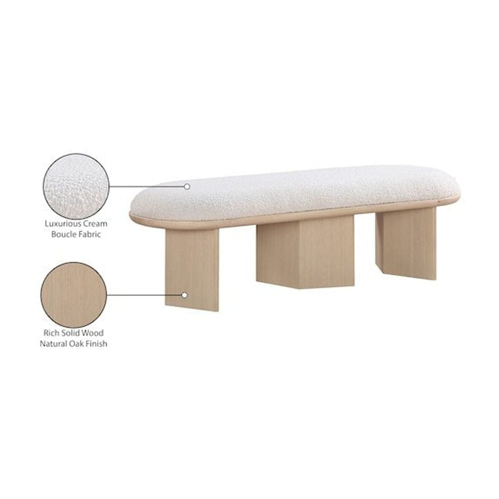 Prescott Boucle Bench