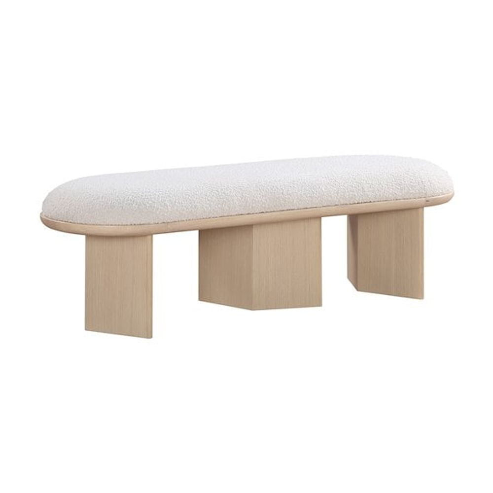 Prescott Boucle Bench