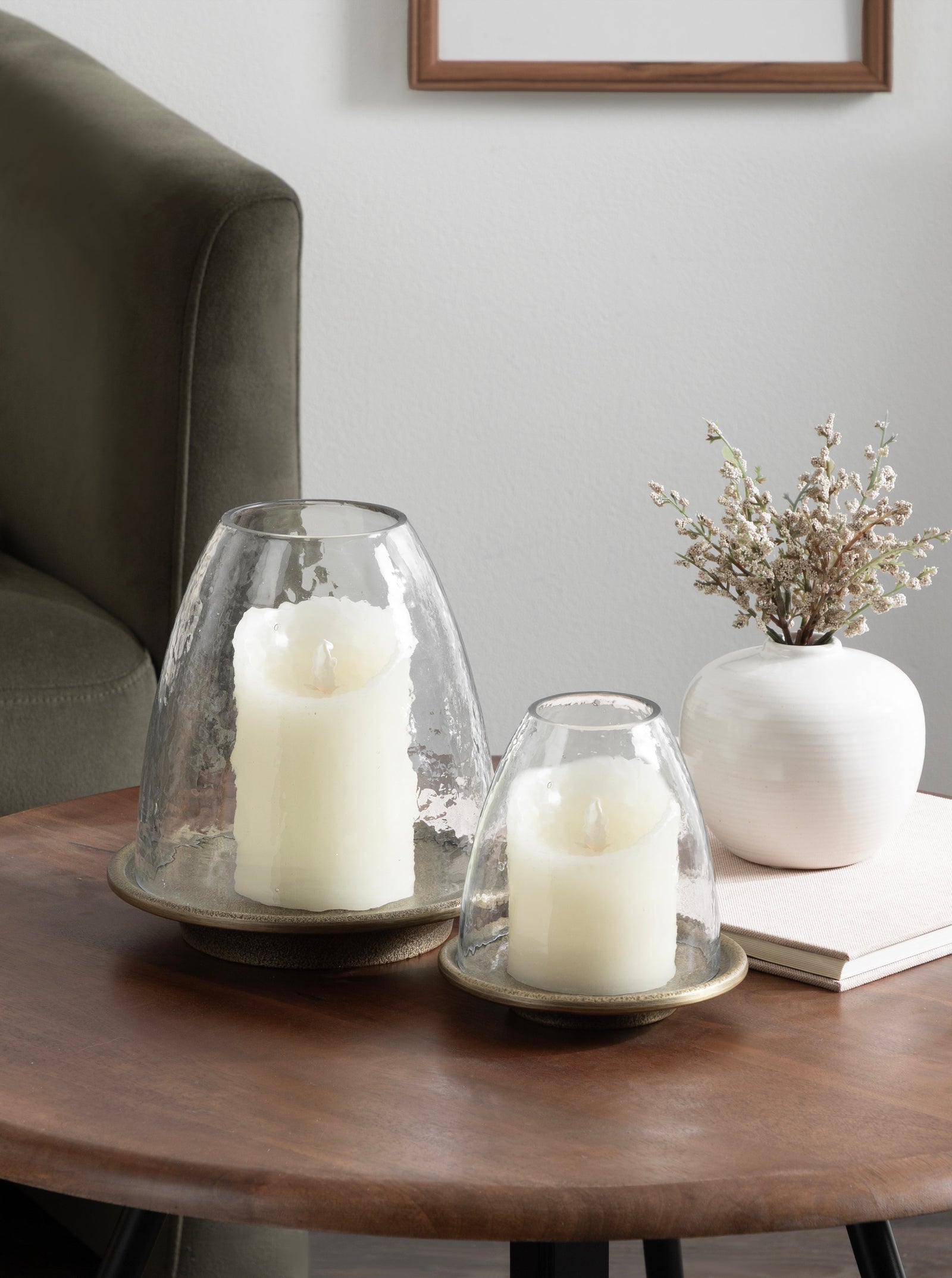 Campana Cloche Candle Holder Set