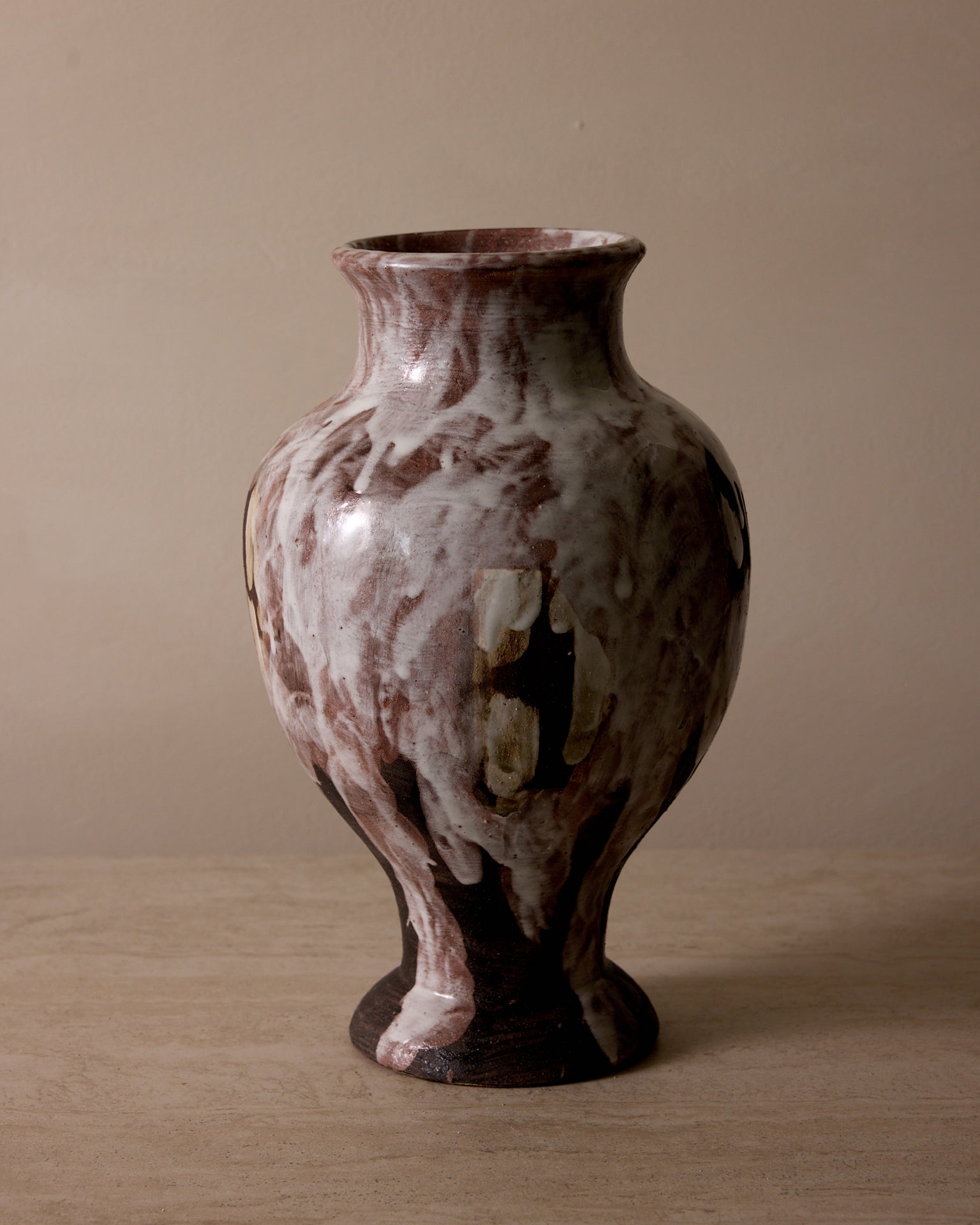Ari Ceramic Vase - Classical Luxury Decor 12.6"H