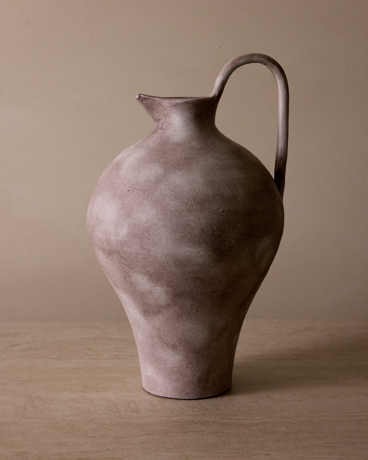 Scarlette Ceramic Vase - 17" Tall Rustic Modern Decor
