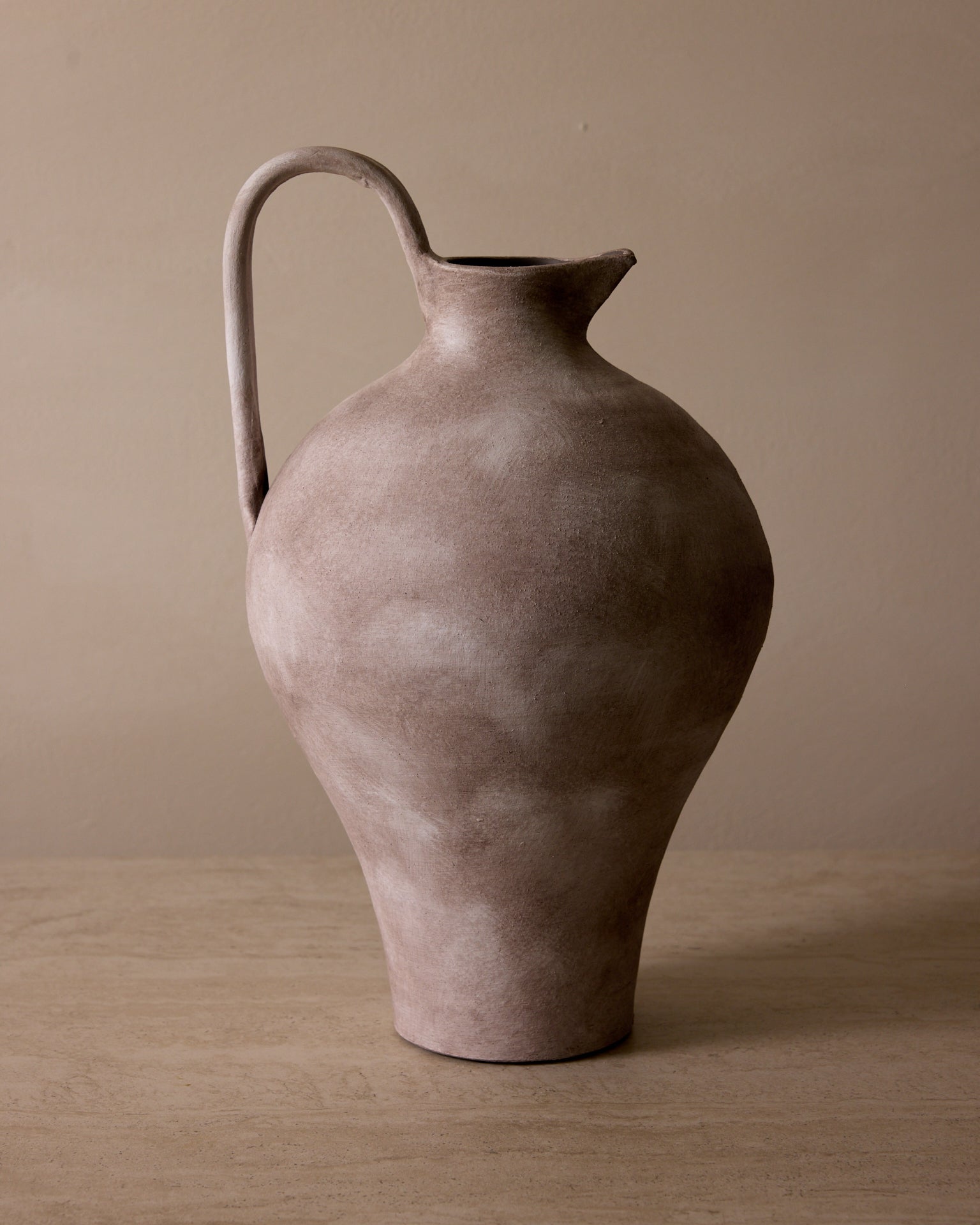 Scarlette Ceramic Vase - 17" Tall Rustic Modern Decor
