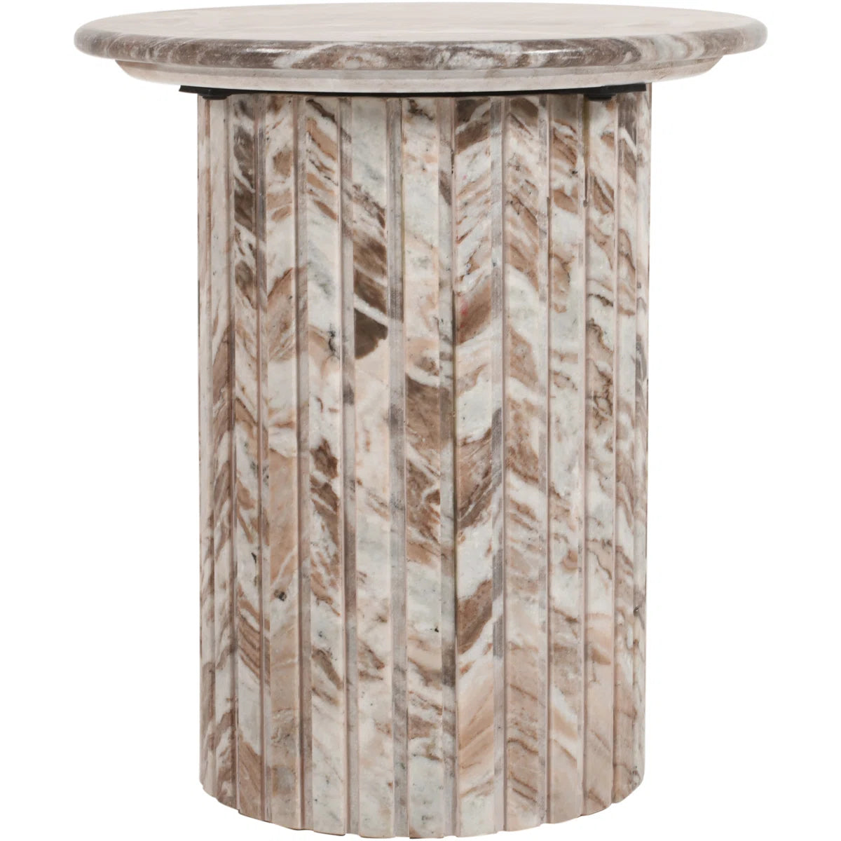 Stefani Marble End Table
