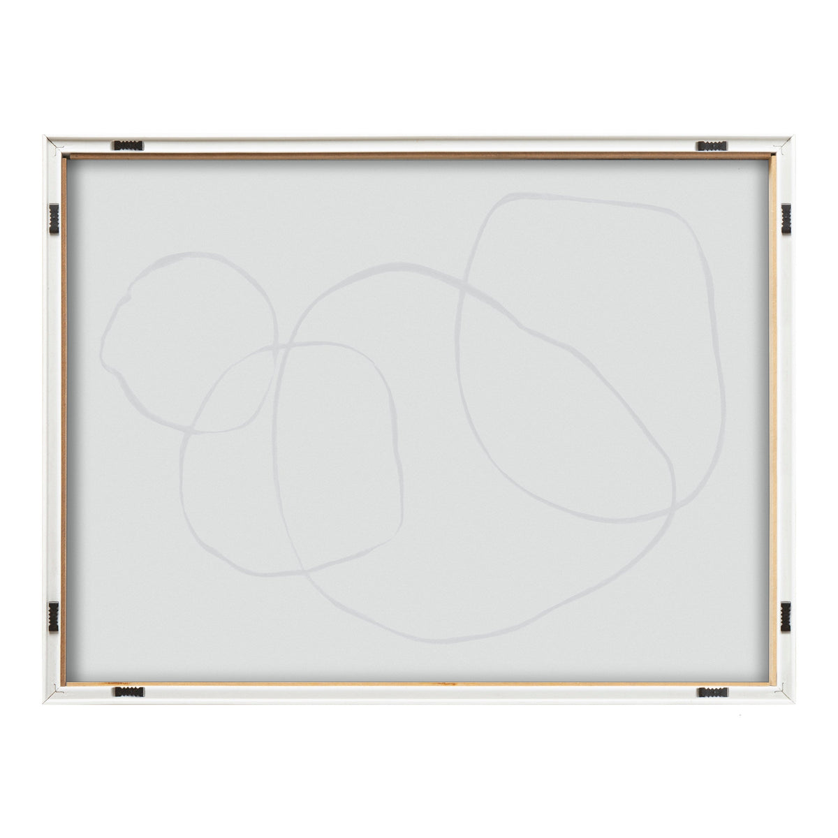 Blake 869 Going In Circles Framed Printed Glass by Teju Reval of SnazzyHues