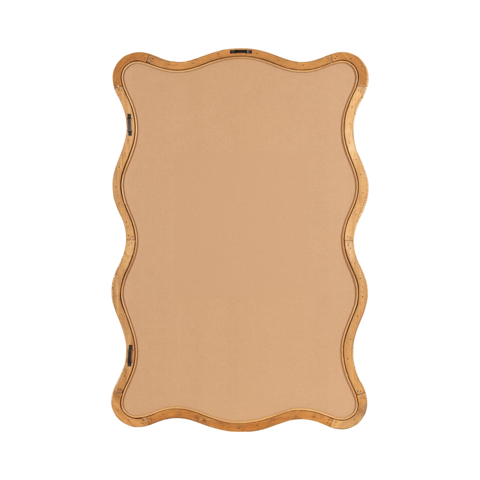 Rahfy Rattan Rectangle Scallop Mirror