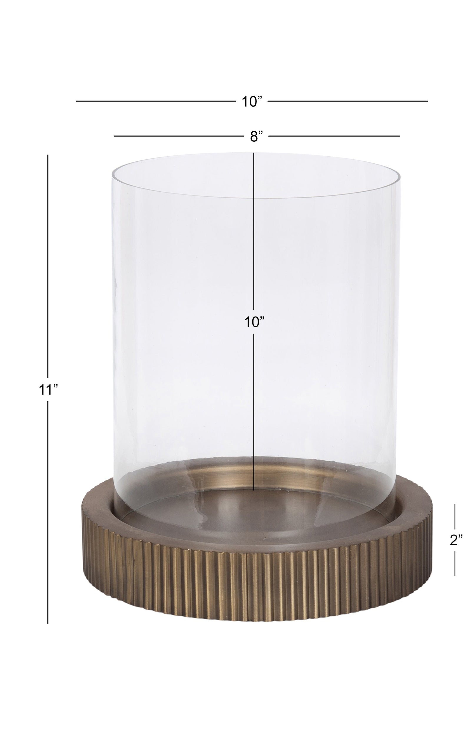 Rooks Metal Candle Holder