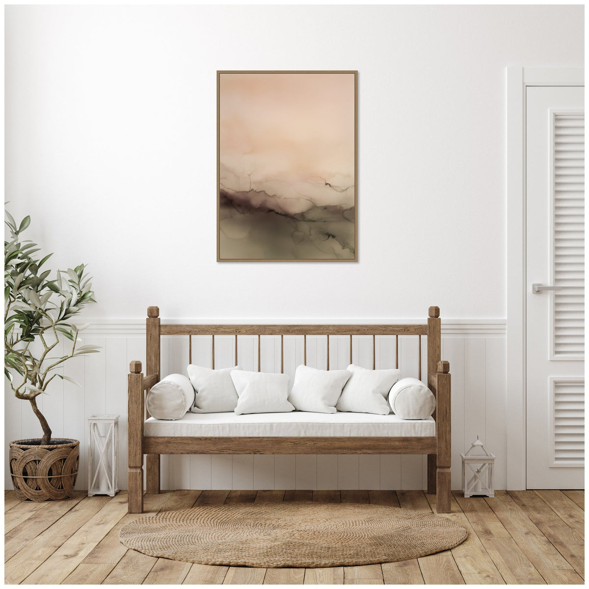Dawn No. 2 by Amy Lighthall Framed Canvas Wall Art Print