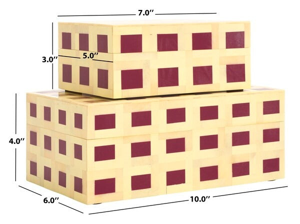 Rico Decorative Storage Box | Set of 2