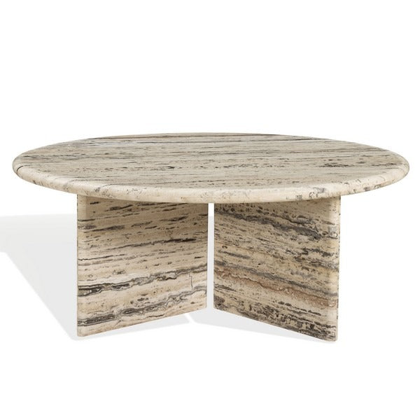 Naina Travertine Coffee Table