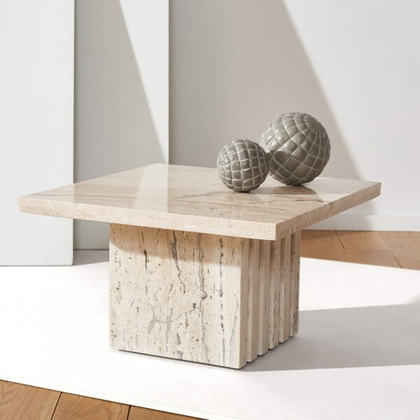 Darla 12" Marble Nesting Cocktail Table