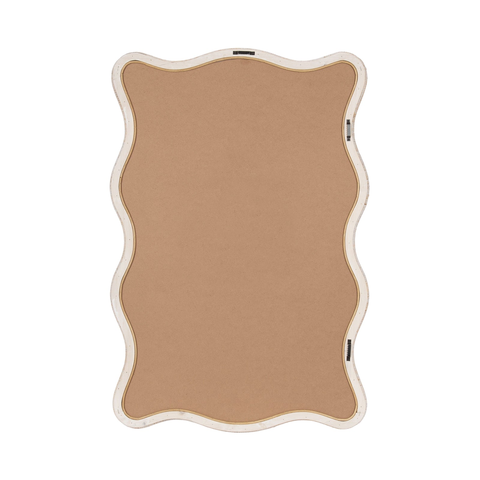 Rahfy Rattan Rectangle Scallop Mirror
