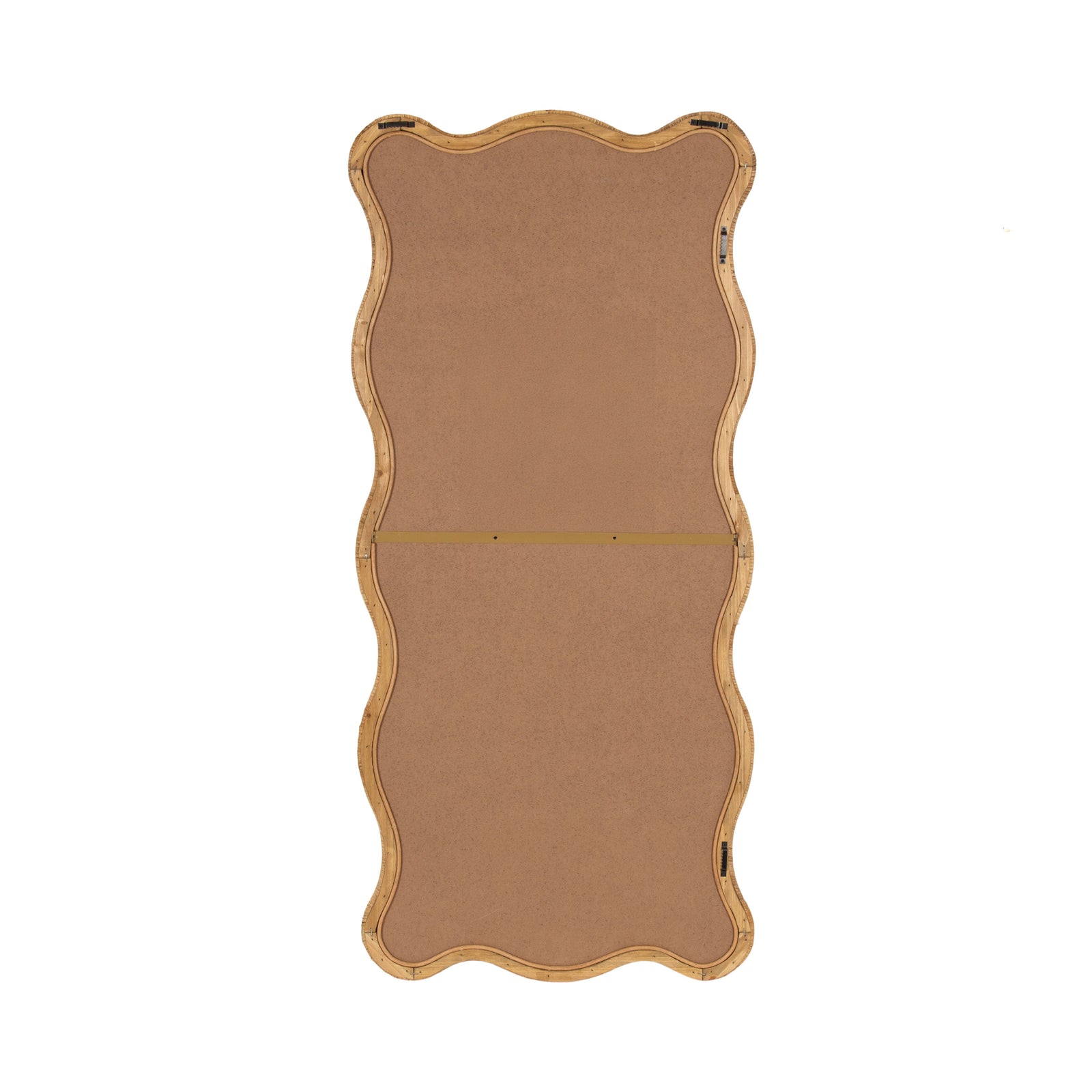 Rahfy Rattan Rectangle Scallop Mirror