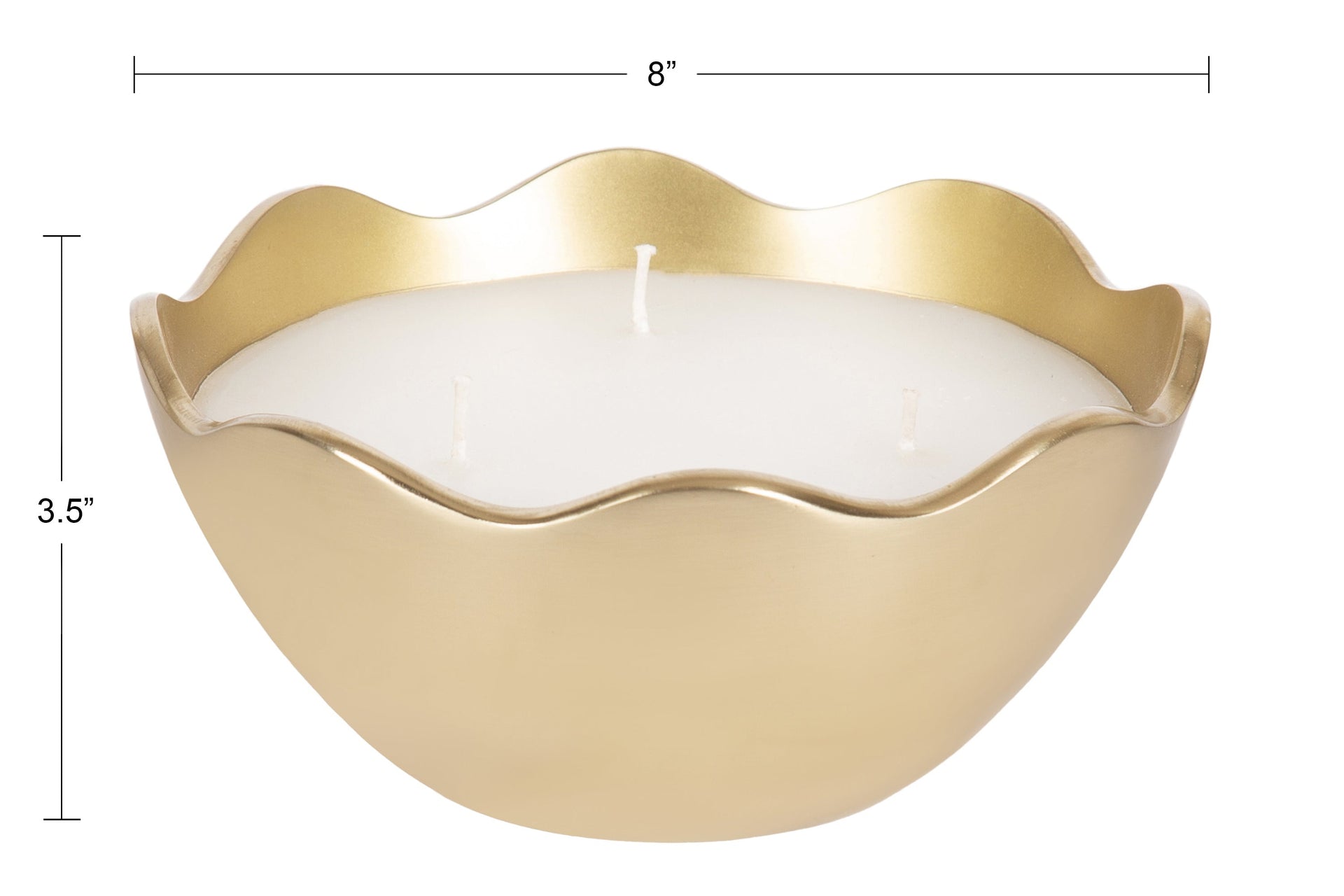 Alessia Metal Candle Bowl
